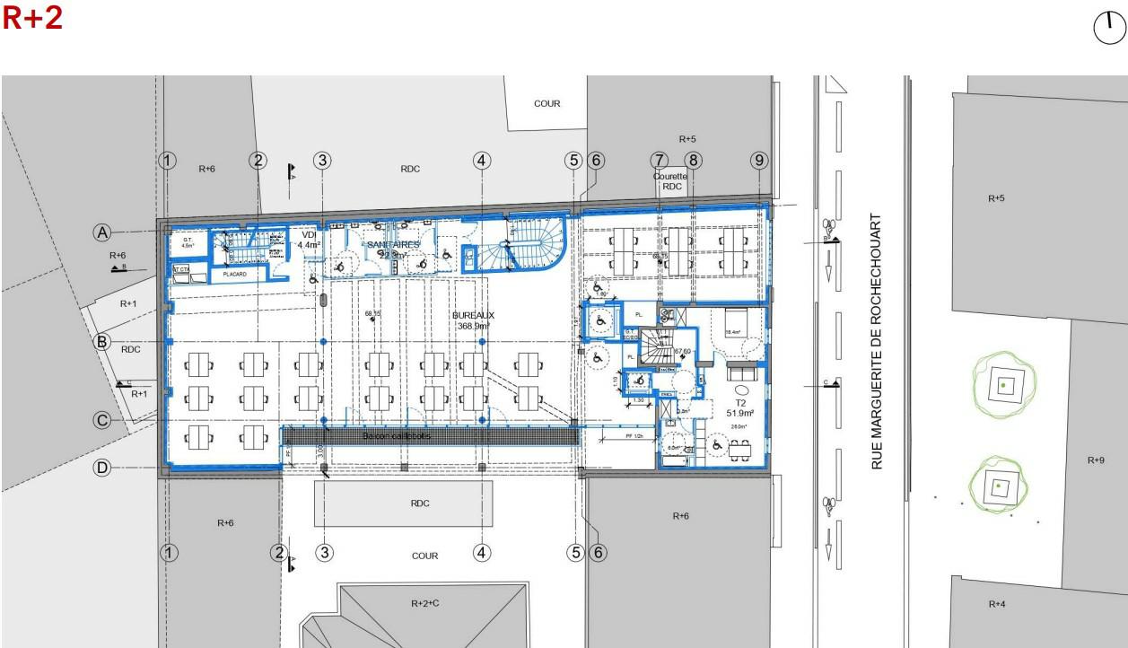 Bureau Paris 1592m² Location bureau Paris OLBUR2315601 13